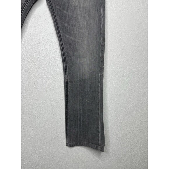 VTG Levis Jeans Y2K 30x30 Black Flap Pocket Distressed Straight Hong Kong Denim - Picture 5 of 16